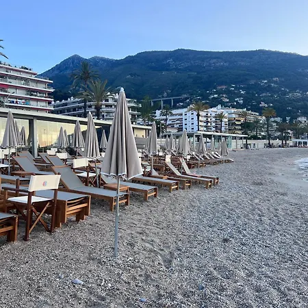 Cote D Azur Premier Sablettes Est Menton Beachfront Menton