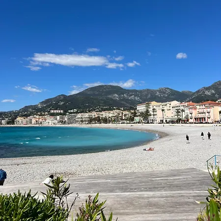 Cote D Azur Premier Sablettes Est Menton Beachfront Menton