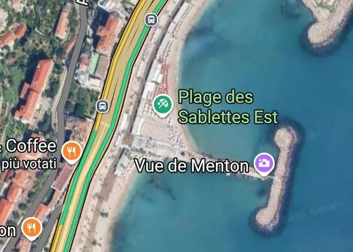 Azure Beachfront Sablettes Est Beachfront Menton